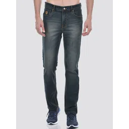 Numero Uno Men Slim Fit Low Distress Light Fade Stretchable Jeans-picture-14