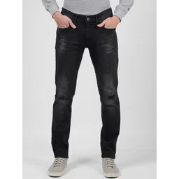 Numero Uno Men Slim Fit Low-Rise Mildly Distressed Heavy Fade Stretchable Jeans-picture-27