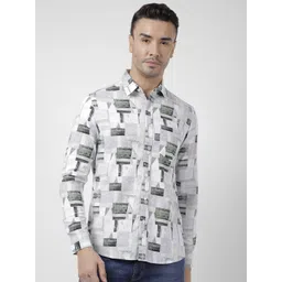 Numero Uno Men Slim Fit Opaque Printed Casual Shirt-picture-41