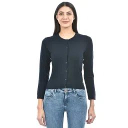 NUMERO UNO Navy Regular Fit Cardigan-picture-20