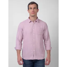 NUMERO UNO Pink Solid Shirt image 1