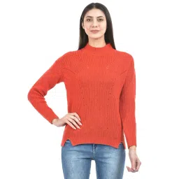 NUMERO UNO Red Self Design Sweater-picture-20