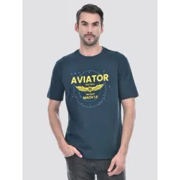 Numero Uno Teal Cotton Regular Fit Printed T-Shirt-picture-42