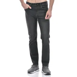 NUMERO UNO Washed Black Faded Mid Rise Slim Fit Solid Stretchable Jeans-picture-14