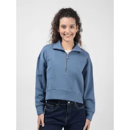 Numero Uno Women Solid Crop Sweatshirt-picture-16