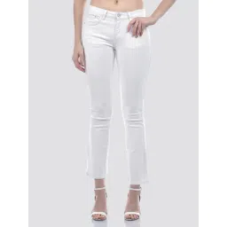 Numero Uno Women’s White Bootcut Sustainable Jeans-picture-37