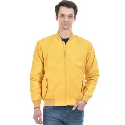 Numero Uno Yellow Regular Fit Bomber Jacket-picture-40