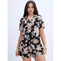 Nun Women Floral Printed Hot Pants Cotton Shorts-picture-14