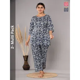 NUNCHII Women Printed Night suit-picture-15