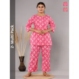 NUNCHII Women Printed Night suit-picture-36