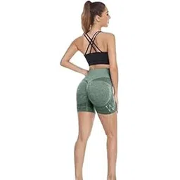 nuno High Waist Workout Shorts for Women, Seamless Compression Fit-picture-11