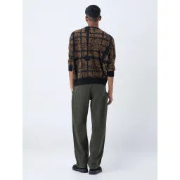 nuon men Nuon by Westside Dark Olive Relaxed-Fit Mid-Rise Jeans image 2