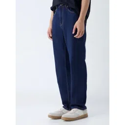 nuon men Nuon by Westside Dark Blue Relaxed Fit Mid-Rise Jeans-picture-29