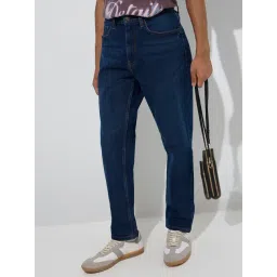 nuon men Nuon by Westside Dark Blue Slim-Fit Mid-Rise Jeans-picture-37