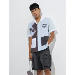 nuon men Nuon by Westside Multicolor Printed Relaxed-Fit Shirt-picture-37