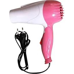 Nurmantras "Herbal By Nur" Mini Portable Hair Dryer 1000 Watts Powerful Electric Travel Small Foldable Blow Dryer Folding Diffuser Blower 220V, Multicolour (PACK OF 1)-picture-10
