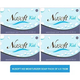 nusoft kid moisturizer soap - best moisturising soap(pack of 4)75g-picture-14