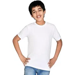Nusyl Boys Solid Cotton T-Shirt | Round Neck | Half Sleeve | Plain-Regular Fit |-picture-13