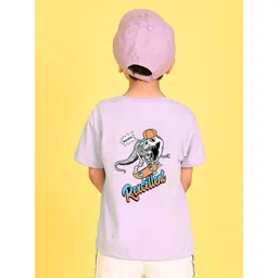NUSYL Boys Animal Graphic Printed Round Neck Oversized T-shirt-picture-10