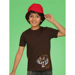 NUSYL Boys Animal Graphic Printed Round Neck T-shirt-picture-12
