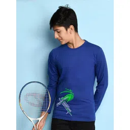 NUSYL Boys Blue Typography T-shirt-picture-22