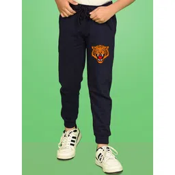 NUSYL Boys Graphic Printed Cotton Joggers-picture-41