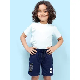 NUSYL Boys Graphic Printed Cotton Shorts-picture-14