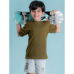 NUSYL Boys Graphic Printed Cotton Shorts-picture-15