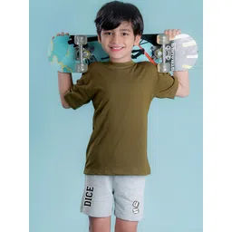 NUSYL Boys Graphic Printed Cotton Shorts-picture-16