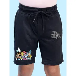 NUSYL Boys Graphic Printed Mid-Rise Shorts-picture-31