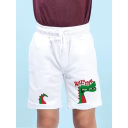 NUSYL Boys Graphic Printed Regular Fit Mid-Rise Cotton Shorts-picture-39