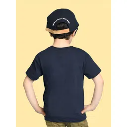 NUSYL Boys Graphic Printed Round Neck Drop-Shoulder Sleeves Cotton Oversized T-shirt-picture-52
