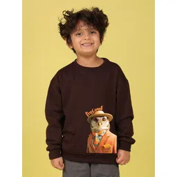 NUSYL Boys Graphic Printed Round Neck Sweatshirt-picture-30