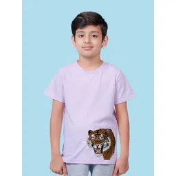 NUSYL Boys Graphic Printed Round Neck T-shirt-picture-31