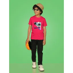 NUSYL Boys Graphic Printed Round Neck T-shirt-picture-10