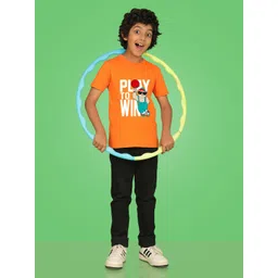 NUSYL Boys Graphic Printed Round Neck T-shirt-picture-24