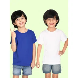 NUSYL Boys Pack Of 2 Round Neck T-shirt-picture-13
