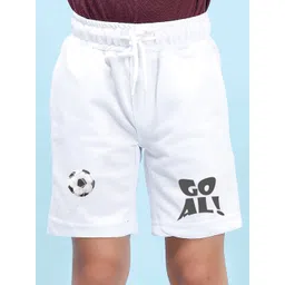 NUSYL Boys Printed Mid-Rise Regular Fit Cotton Shorts-picture-13