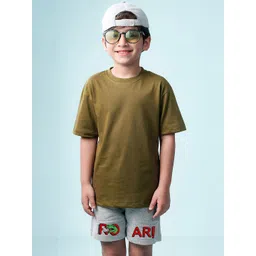 NUSYL Boys Printed Regular Fit Cotton Shorts-picture-39