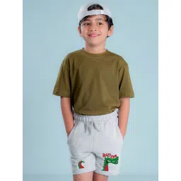 NUSYL Boys Printed Regular Fit Mid-Rise Cotton Shorts-picture-22