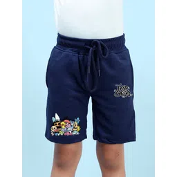 NUSYL Boys Printed Regular Fit Mid-Rise Cotton Shorts-picture-23