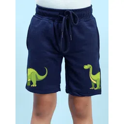 NUSYL Boys Printed Regular Fit Mid-Rise Shorts-picture-13