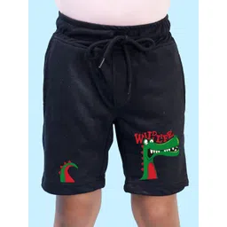 NUSYL Boys Printed Regular Fit Mid-Rise Shorts-picture-17