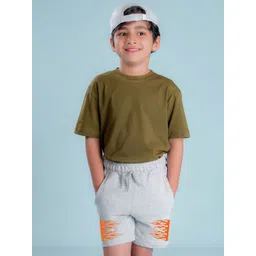 NUSYL Boys Printed Regular Fit Mid-Rise Shorts-picture-14