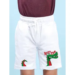 NUSYL Boys Printed Regular Fit Mid-Rise Shorts-picture-18