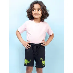 NUSYL Boys Printed Regular Fit Mid-Rise Shorts image 2