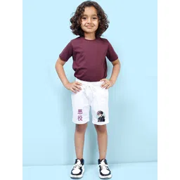 NUSYL Boys PrintedRegular Fit Cotton Shorts-picture-51