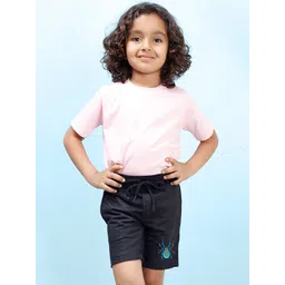 NUSYL Boys Spider Icon Printed Cotton Shorts-picture-17