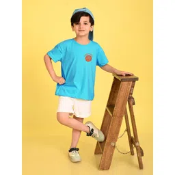 NUSYL Boys Typography Printed Oversized Round Neck T-shirt-picture-16