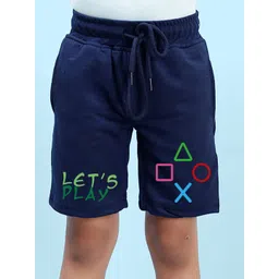 NUSYL Boys Typography Printed Shorts-picture-30
